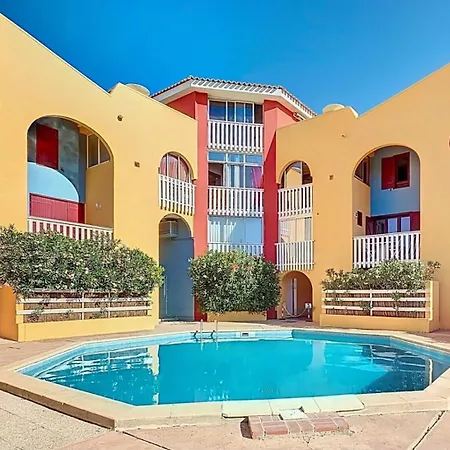 Les Couleurs Catalanes - Avec Clim, Piscine, Terrasse & Cuisine D'ete - A Pied Apartmán